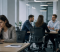 Employee feeling excluded in a toxic work environment Silent harassment in the workplace.
