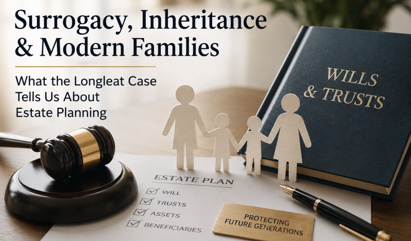 Modern family estate planning for surrogacy inheritance and outdated wills